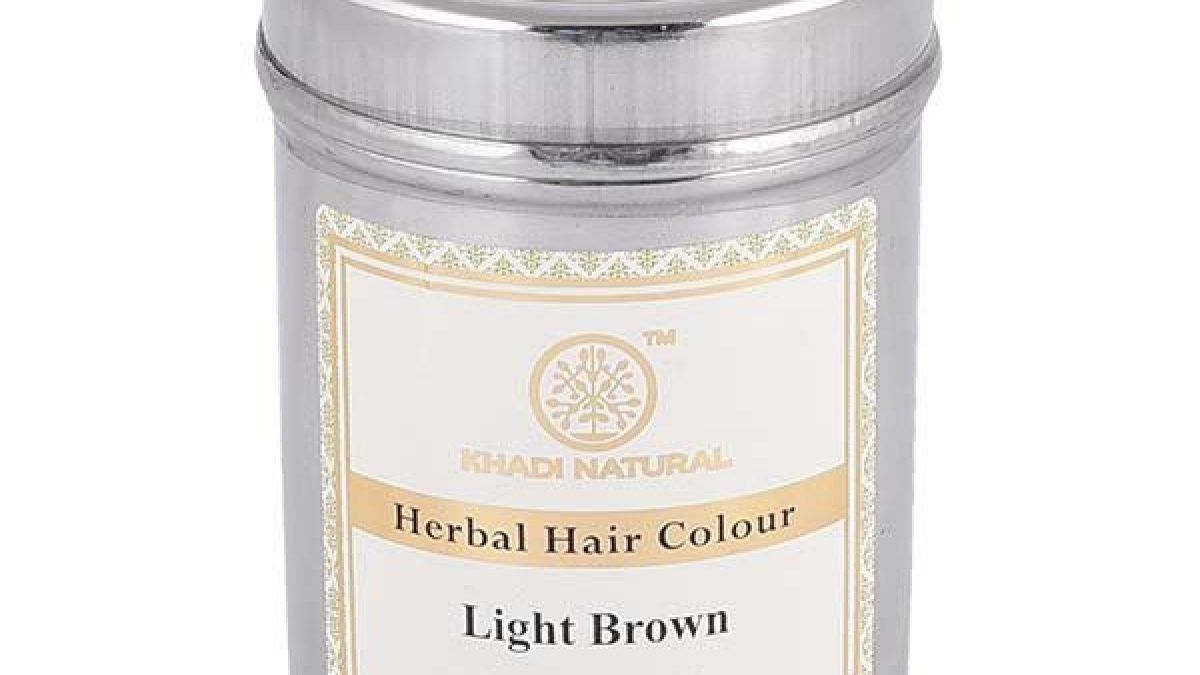 Khadi Natural Herbal Hair Colour Light Brown | Homeoved