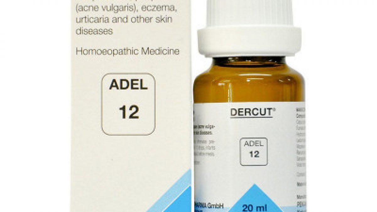 Adel-12, Homeopathic Treatment for Pimples and Acne, Homeopathic Medicine  for Psoriasis and Eczema, Homeopathy for Skin Disorder