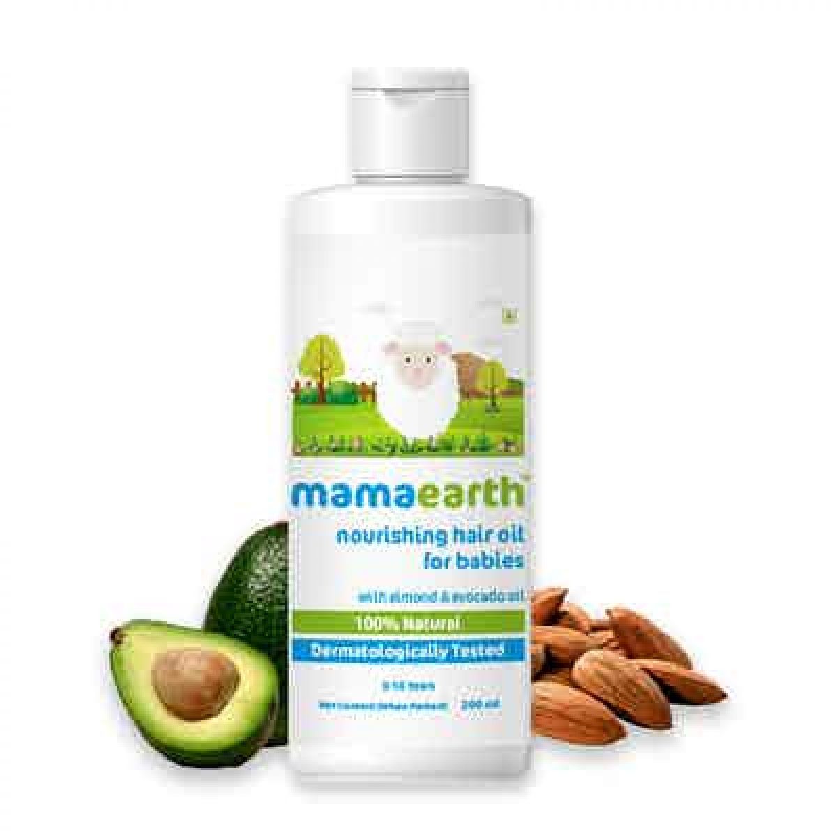 Mamaearth Nourishing Hair Oil for Babies with Almond and Avocado Oil - 200  ml | Homeoved